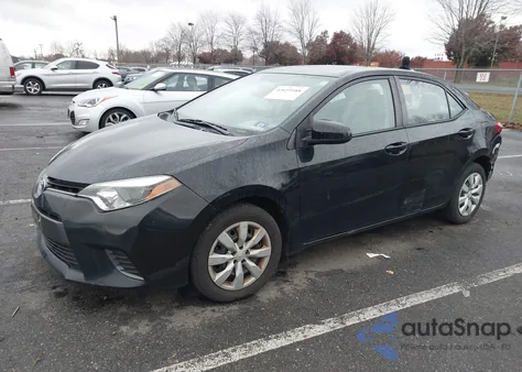 2016 Toyota Corolla Le из США, поврежденный, VIN 2T1BURHE2GC629471